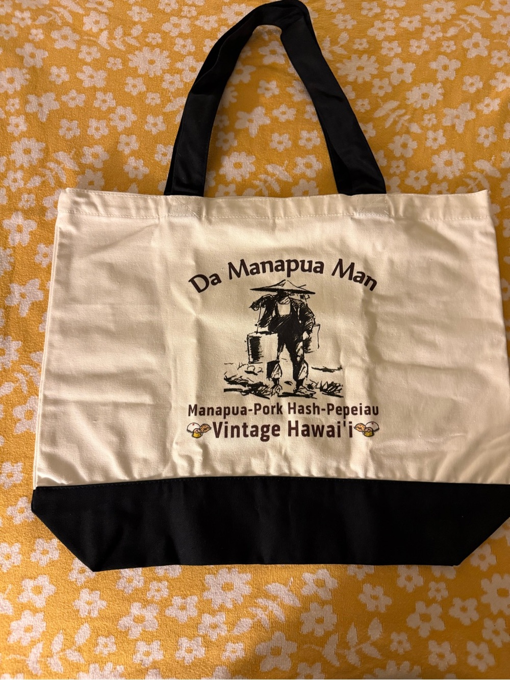 Hawaii Manapua Man Canvas Tote